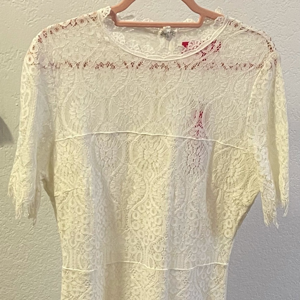 Azazie Lace Dress - Sz L